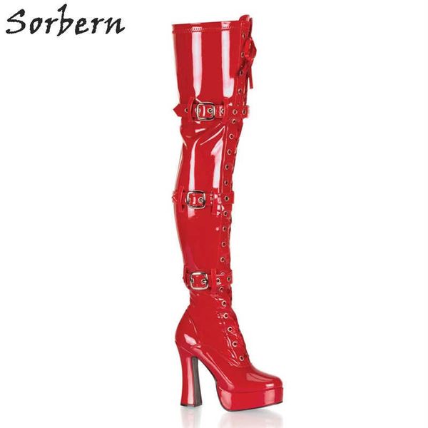 sorbern block heel thigh high boots women custom wide calf shaft length over the knee boot chuny heeled stripper boots platform, Black
sorbern block heel thigh high boots women custom wide calf shaft length over the knee boot chuny heeled stripper boots platform, Black