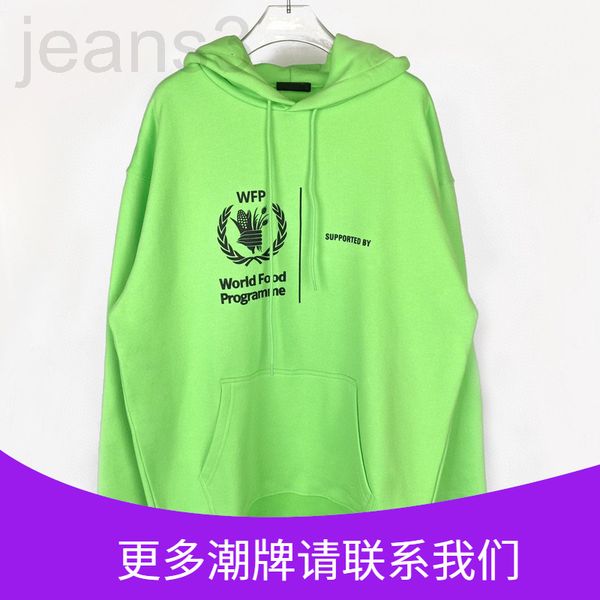 women's hoodies & sweatshirts designer high version paris new wfp charity food letter women's fashion brand versatile men and b ho, Black
women's hoodies & sweatshirts designer high version paris new wfp charity food letter women's fashion brand versatile men and b ho, Black