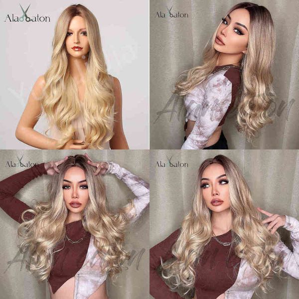 fashion wig gold gradient big wave curly female 220527, Black 
fashion wig gold gradient big wave curly female 220527, Black