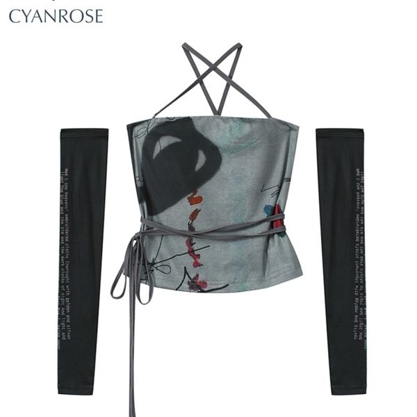 fashion crop women's y2k punk style summer cross bandage t shirts gothic streetwear slim club clothes female 220514, White
fashion crop women's y2k punk style summer cross bandage t shirts gothic streetwear slim club clothes female 220514, White