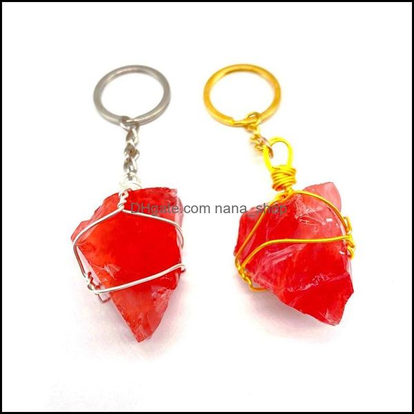 key rings jewelry irregar artificial stone handmade gold sier plated keychains for women girl fashion decor drop dh5w6, Slivery;golden
key rings jewelry irregar artificial stone handmade gold sier plated keychains for women girl fashion decor drop dh5w6, Slivery;golden