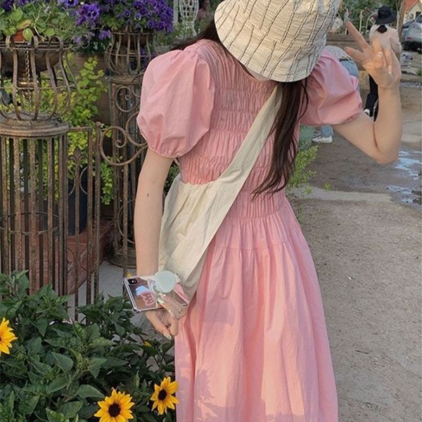 casual dresses summer 2022 french first love mori temperament aging long skirt thin bubble sleeve pink dress women nogf, Black;gray
casual dresses summer 2022 french first love mori temperament aging long skirt thin bubble sleeve pink dress women nogf, Black;gray