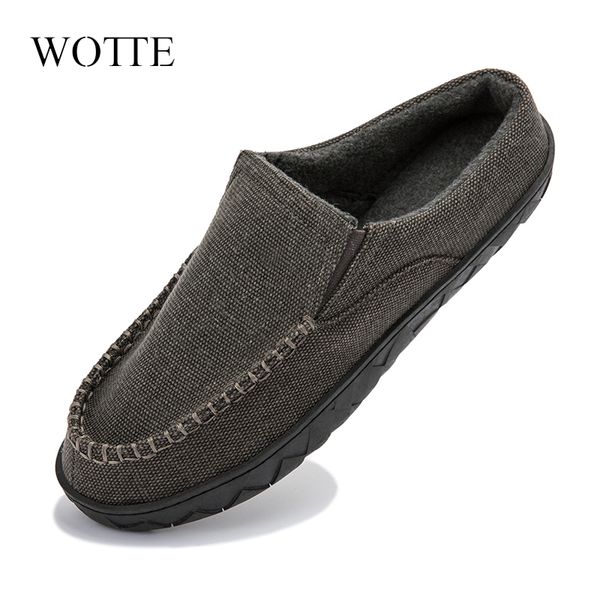 men winter slippers casual walking shoes designer men half slippers comfortable soft slippers warm indoor shoes large size 4950, Black
men winter slippers casual walking shoes designer men half slippers comfortable soft slippers warm indoor shoes large size 4950, Black