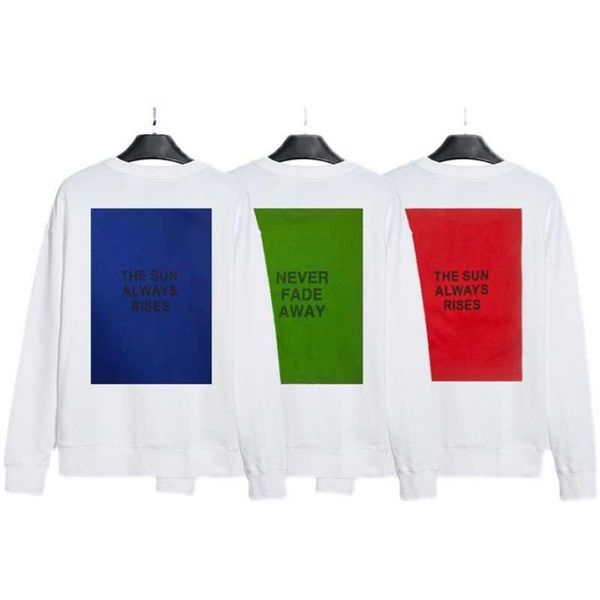men's hoodies jil sander minimalist slogan printed green blue crew neck pullover loose os sweater for men and women, Black
men's hoodies jil sander minimalist slogan printed green blue crew neck pullover loose os sweater for men and women, Black