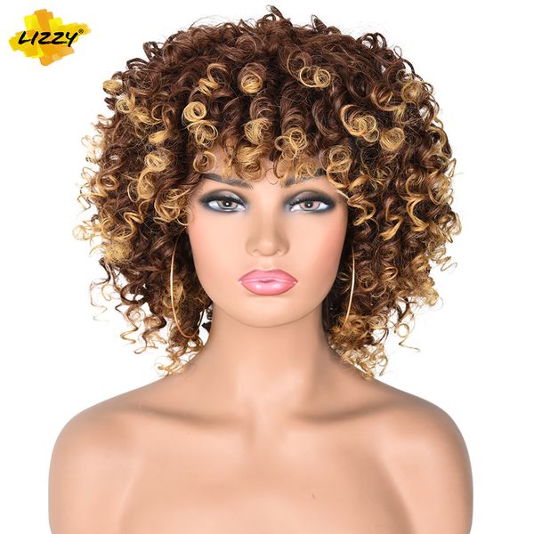 lx brand 14inch afro kinky curly wigs synthetic short wig with bangs mixed brown and blonde cosplay wig for black/white women lizzy hiarfact
lx brand 14inch afro kinky curly wigs synthetic short wig with bangs mixed brown and blonde cosplay wig for black/white women lizzy hiarfact