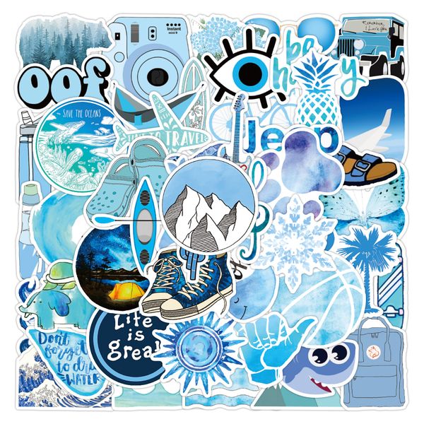 50pcs cartoon blue vsco cute stickers aesthetics for diy suitcase lapbicycle helmet car decals kids toys waterproof
50pcs cartoon blue vsco cute stickers aesthetics for diy suitcase lapbicycle helmet car decals kids toys waterproof