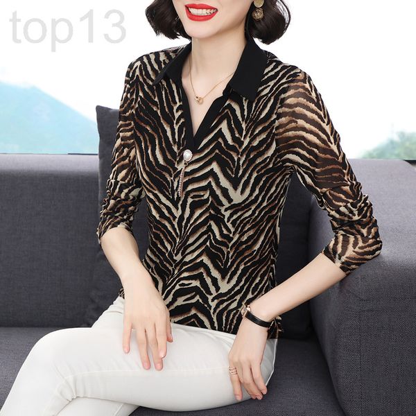 women's blouses & shirts designer 2021 autumn women's middle-aged large mesh small shirt foreign style long sleeved knitted mother, White
women's blouses & shirts designer 2021 autumn women's middle-aged large mesh small shirt foreign style long sleeved knitted mother, White