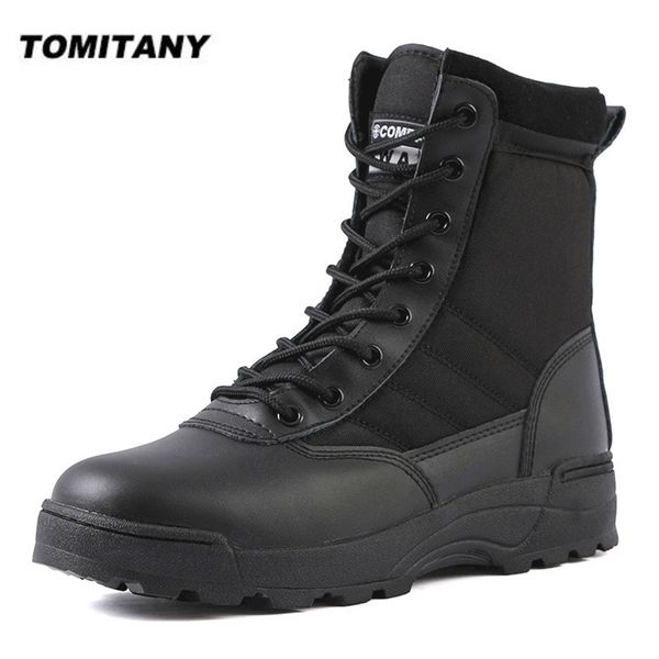 tactical military boots men special force desert combat army outdoor hiking ankle shoes work safty 220813, Black
tactical military boots men special force desert combat army outdoor hiking ankle shoes work safty 220813, Black