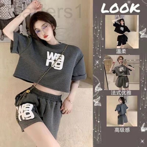 women's tracksuits designer 2022 summer new korean shorts set women's loose and thin short t-shirt leisure sports two-piece set cf, Gray
women's tracksuits designer 2022 summer new korean shorts set women's loose and thin short t-shirt leisure sports two-piece set cf, Gray