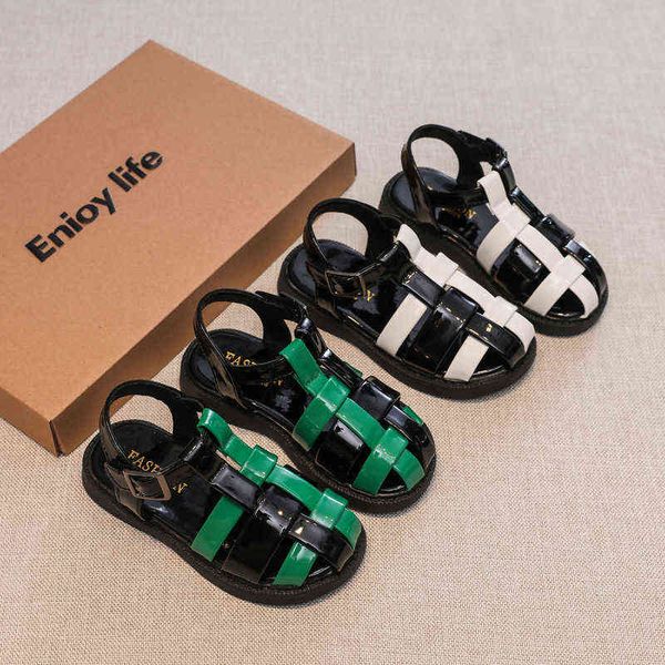 kids girls covered toes sandals 2022 summer new children soft beach shoes casual boys korean style roman assorted leather shoes g220512, Black;red
kids girls covered toes sandals 2022 summer new children soft beach shoes casual boys korean style roman assorted leather shoes g220512, Black;red