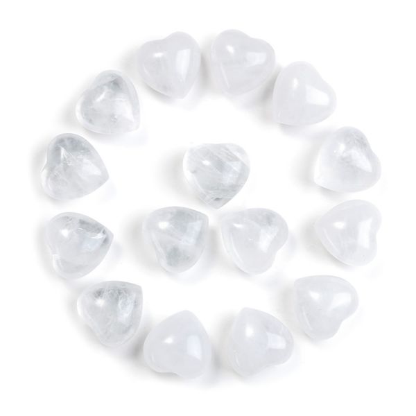 natural white crystal stone ornaments carved 15*10mm heart chakra reiki healing quartz mineral tumbled gemstones hand home decor, Black
natural white crystal stone ornaments carved 15*10mm heart chakra reiki healing quartz mineral tumbled gemstones hand home decor, Black