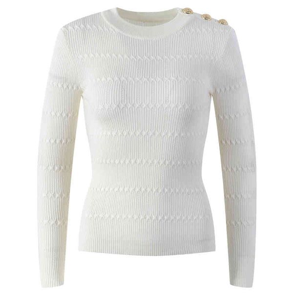 women's knits tees round neck gold button sweater temperament french simple pullover autumn and winter women's wear pit bar sb6x, White
women's knits tees round neck gold button sweater temperament french simple pullover autumn and winter women's wear pit bar sb6x, White
