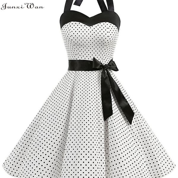 women polka dot print summer dress retro white halter vintage robe femme pin up rockabilly party 220418, Black;gray
women polka dot print summer dress retro white halter vintage robe femme pin up rockabilly party 220418, Black;gray