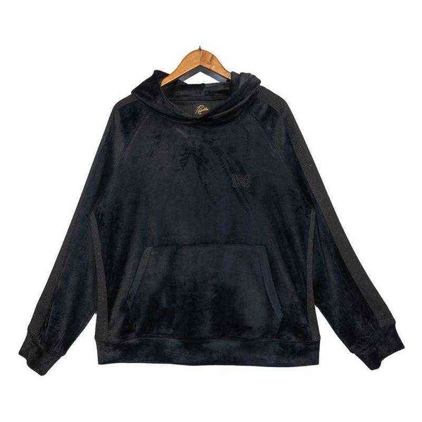 22ss butterfly embroidery needles hoodie men women eu size 100% cotton needles sweatshirt fashion autumn winter haikyuu t220726, Black
22ss butterfly embroidery needles hoodie men women eu size 100% cotton needles sweatshirt fashion autumn winter haikyuu t220726, Black