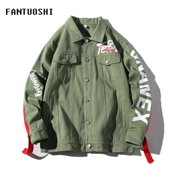 denim jackets men loose printing casual mens jeans coat 2019 fashion clothes for men black armygreen plus size 3xl t200502, Black;brown
denim jackets men loose printing casual mens jeans coat 2019 fashion clothes for men black armygreen plus size 3xl t200502, Black;brown