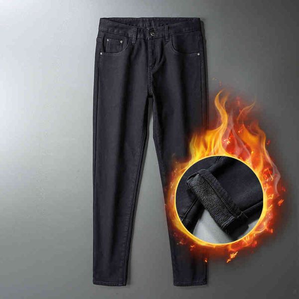 men's jeans black plush jeans men's fashion brand autumn and winter embroidery end slim small feet light luxury men t686, Blue
men's jeans black plush jeans men's fashion brand autumn and winter embroidery end slim small feet light luxury men t686, Blue