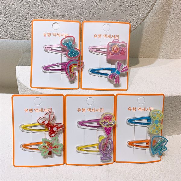 2022 summer new children's cute colorful quicksand rainbow bow bb clip fashion korean sweet girl hairpins hair accessories, Slivery;white
2022 summer new children's cute colorful quicksand rainbow bow bb clip fashion korean sweet girl hairpins hair accessories, Slivery;white