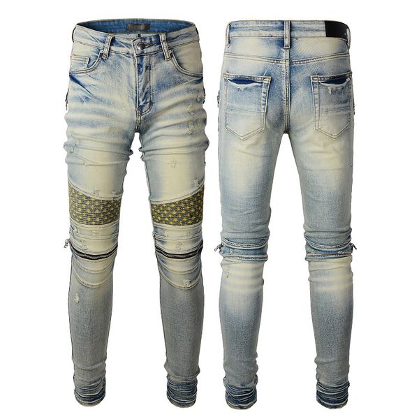 mens designer jeans ripped jeans denim pants man slim jeans casual hip hop trousers for male stretch trouser m7, Blue
mens designer jeans ripped jeans denim pants man slim jeans casual hip hop trousers for male stretch trouser m7, Blue
