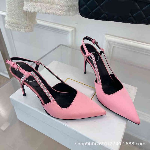 sandals summer one line buckle thin heel sandals feminine temperament pointed back empty high heels banquet single shoes 7wkb, Black
sandals summer one line buckle thin heel sandals feminine temperament pointed back empty high heels banquet single shoes 7wkb, Black
