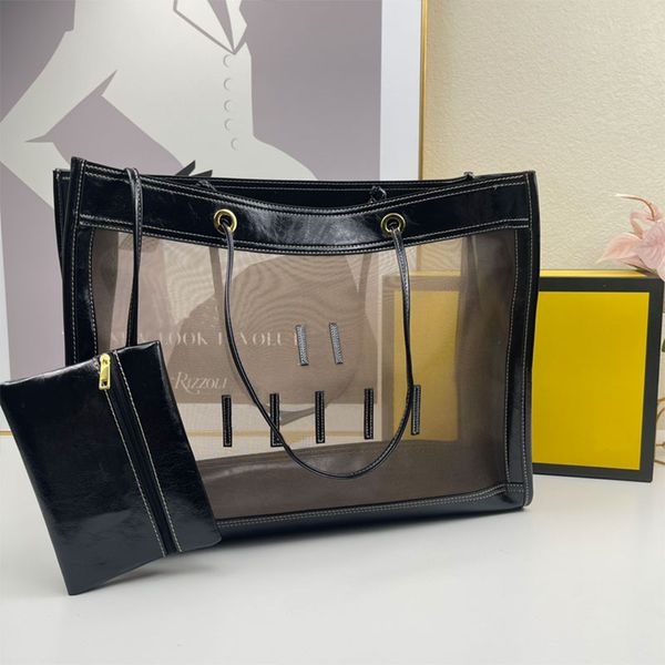 large tote bags transparent handbags women shoulder bag leather composite bag fashionable summer vacation beach totes classic lettering purs
large tote bags transparent handbags women shoulder bag leather composite bag fashionable summer vacation beach totes classic lettering purs
