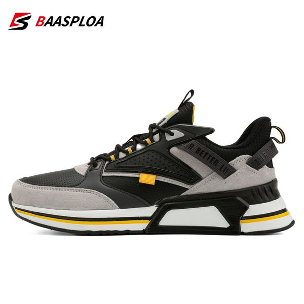 baasploa fashion running shoes for men casual men s designer leather sneakers lace up male outdoor sports lightweight shoe 220811, Black
baasploa fashion running shoes for men casual men s designer leather sneakers lace up male outdoor sports lightweight shoe 220811, Black