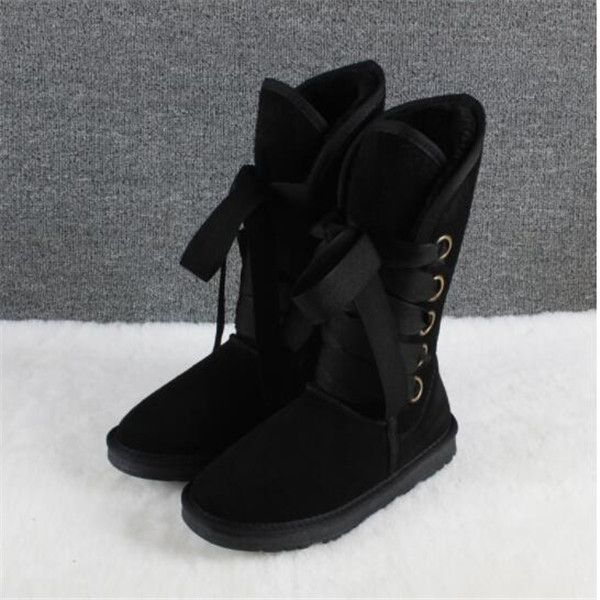 2022 wgg snow boots 5818 high tube cross strap bow style men and women large size cowhide warm winter boots, Black
2022 wgg snow boots 5818 high tube cross strap bow style men and women large size cowhide warm winter boots, Black