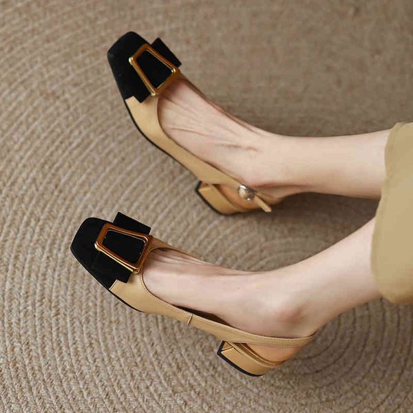 sandals xiaoxiangfeng baotou sandals women's fashion middle heel thick back empty single shoes summer french high s lssw, Black
sandals xiaoxiangfeng baotou sandals women's fashion middle heel thick back empty single shoes summer french high s lssw, Black