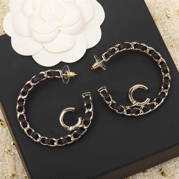 2022 charm large round shape drop earring with genuine leather in 18k gold plated for women wedding jewelry gift have 255v, Golden
2022 charm large round shape drop earring with genuine leather in 18k gold plated for women wedding jewelry gift have 255v, Golden