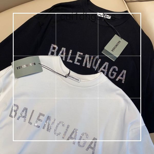 2022 designer bb t shirt and shirts high end fashion brand summer new better water diamond bajia t-shirt women t99r, White;black
2022 designer bb t shirt and shirts high end fashion brand summer new better water diamond bajia t-shirt women t99r, White;black