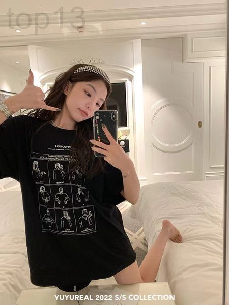 women's t-shirt designer chaopai 22 early spring new funny gesture large version loose black round neck print short sleeve t female b2a, White
women's t-shirt designer chaopai 22 early spring new funny gesture large version loose black round neck print short sleeve t female b2a, White