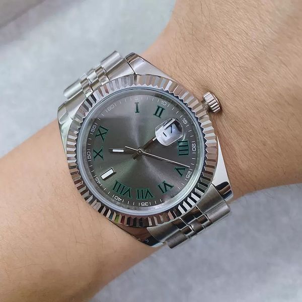 wimbledon dial datejust smooth bezel watch 41mm 126333 126334 automatic mechianical wristwatches jubilee strap sapphire movement mens watche, Slivery;brown
wimbledon dial datejust smooth bezel watch 41mm 126333 126334 automatic mechianical wristwatches jubilee strap sapphire movement mens watche, Slivery;brown