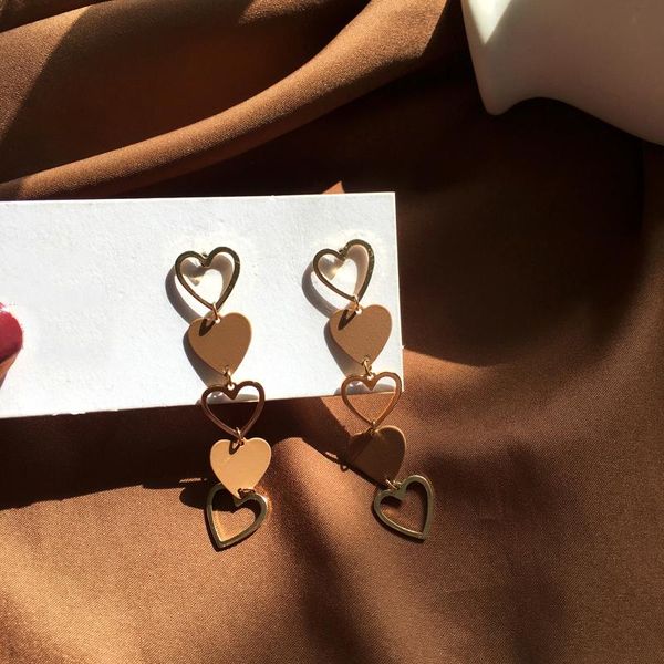 dangle & chandelier trendy jewelry drop earrings pretty design sweet korean temperament metal alloy hollow heart for women girl gifts, Silver
dangle & chandelier trendy jewelry drop earrings pretty design sweet korean temperament metal alloy hollow heart for women girl gifts, Silver