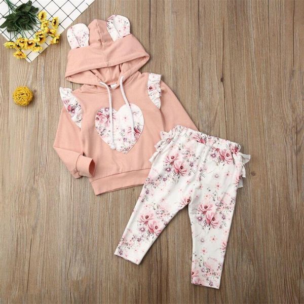 2pcs baby boy girl set flowers 3d ear hoodies sweatshirt ruffle pants clothes outfit 0-24m, White
2pcs baby boy girl set flowers 3d ear hoodies sweatshirt ruffle pants clothes outfit 0-24m, White