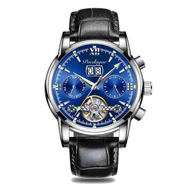 wristwatches 2022 luxury men mechanical wristwatch genuine leather automatic sports chronograph watches brand business clock 220418, Slivery;brown
wristwatches 2022 luxury men mechanical wristwatch genuine leather automatic sports chronograph watches brand business clock 220418, Slivery;brown