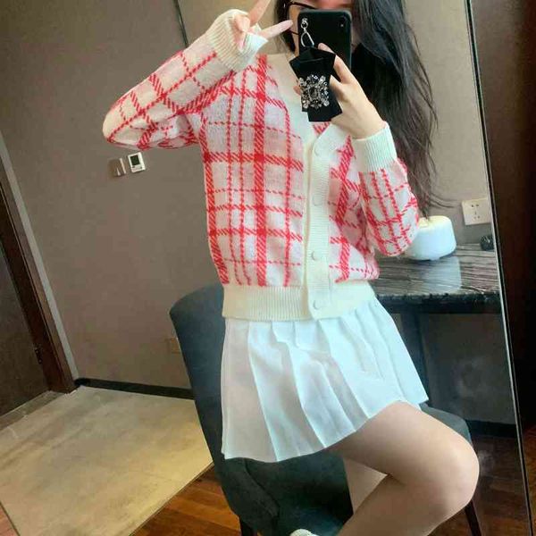 autumn aging sweet red lattice slim thin mohair long sleeve v-neck knitted cardigan women's coat, White;black
autumn aging sweet red lattice slim thin mohair long sleeve v-neck knitted cardigan women's coat, White;black