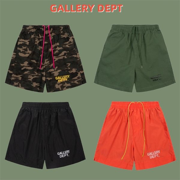 designer mens shorts gallerydept shorts summer american retro army green camouflage drawstring 5point pants tide brand letter beach pants, White;black
designer mens shorts gallerydept shorts summer american retro army green camouflage drawstring 5point pants tide brand letter beach pants, White;black