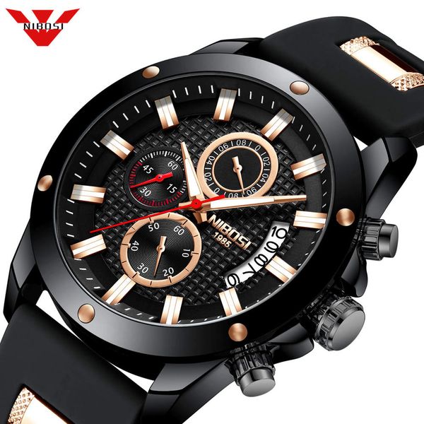 nibosi 2021 brand luxury sports mens watches waterproof silicone clock male watch men quartz wrist watch relogio masculino, Silver
nibosi 2021 brand luxury sports mens watches waterproof silicone clock male watch men quartz wrist watch relogio masculino, Silver