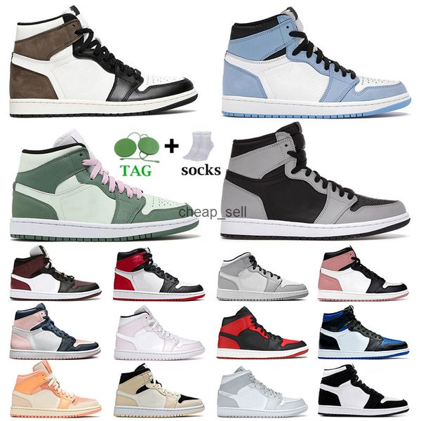 designer jumpman 1 1s basketball shoes mens womens university blue og dark mocha shadow bubble gum mid banned pink seafoam dutch green grey, White;red
designer jumpman 1 1s basketball shoes mens womens university blue og dark mocha shadow bubble gum mid banned pink seafoam dutch green grey, White;red