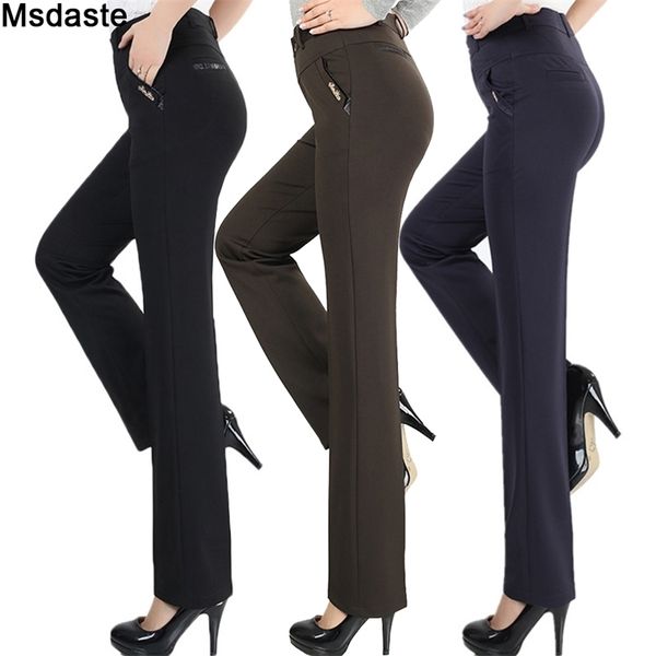 women trousers straight pants high waist casual female pantalon ladies pantolones trousers plus size womens 220325, Black;white
women trousers straight pants high waist casual female pantalon ladies pantolones trousers plus size womens 220325, Black;white