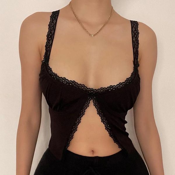 women's tanks & camis puloru spaghetti straps crop tank chic summer women sleeveless lace trim low cut slit vest club backless, White
women's tanks & camis puloru spaghetti straps crop tank chic summer women sleeveless lace trim low cut slit vest club backless, White