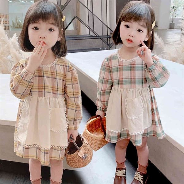 dress for girls patchwork girl child dress toddler plaid kids dresses casual style costumes for girls 210412, Red;yellow
dress for girls patchwork girl child dress toddler plaid kids dresses casual style costumes for girls 210412, Red;yellow