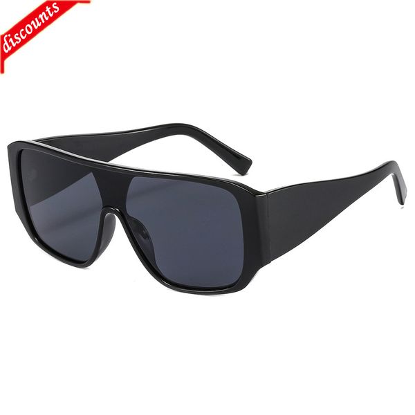men's women's fashion trend brand sunglasses wholesale frame personalized one piece large wide, White;black
men's women's fashion trend brand sunglasses wholesale frame personalized one piece large wide, White;black