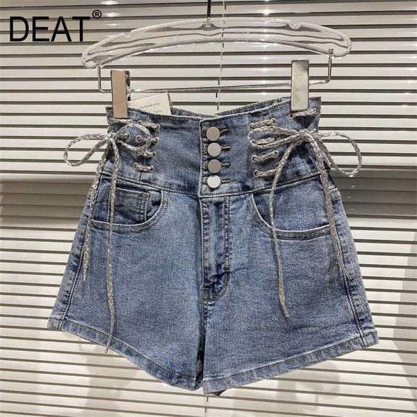 deat spring arrivals solid color high waist single breasted side bandage fashion women three point denim shorts mz821 210709, White;black
deat spring arrivals solid color high waist single breasted side bandage fashion women three point denim shorts mz821 210709, White;black