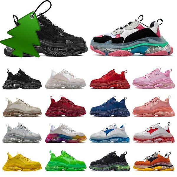 2020 new men women dad shoes 17fw triple s casual shoes clear bubble bottom men sneakers black red old grandpa trainer chaussures 36 -45
2020 new men women dad shoes 17fw triple s casual shoes clear bubble bottom men sneakers black red old grandpa trainer chaussures 36 -45