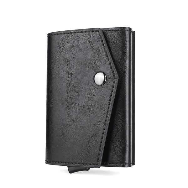 aluminum metal pop up credit card wallet 2021 new fashion men rfid nfc protection tri-fold pu synthetic vintage smart wallet, Red;black
aluminum metal pop up credit card wallet 2021 new fashion men rfid nfc protection tri-fold pu synthetic vintage smart wallet, Red;black