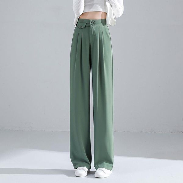 y2k pantalones de mujer for women loose solid wide leg pants floor length office trousers high waist female suit 6209, Black;white
y2k pantalones de mujer for women loose solid wide leg pants floor length office trousers high waist female suit 6209, Black;white