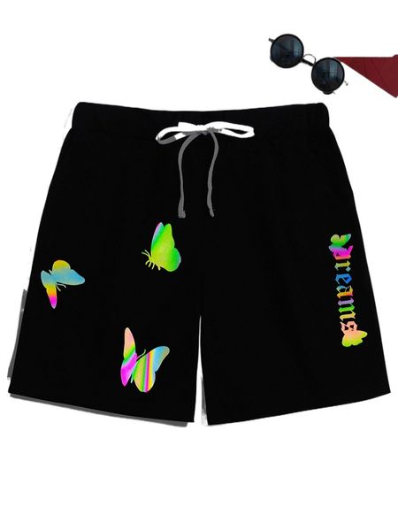 men reflective butterfly & letter graphic drawstring waist shorts j8rl#, White;black
men reflective butterfly & letter graphic drawstring waist shorts j8rl#, White;black