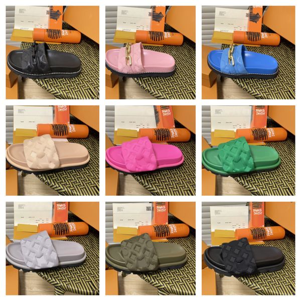pool pillow comfort sandals flower floral slippers designer smooth calfskin old flower brown slipper women men flat mules chain sandal leath, Black
pool pillow comfort sandals flower floral slippers designer smooth calfskin old flower brown slipper women men flat mules chain sandal leath, Black