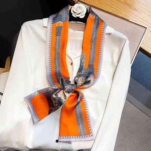 designer silk head bag hair scarf liu shishis spring and autumn fashion long silk scarf womens retro decoration with shirt scarf foreign sty, Blue;gray
designer silk head bag hair scarf liu shishis spring and autumn fashion long silk scarf womens retro decoration with shirt scarf foreign sty, Blue;gray