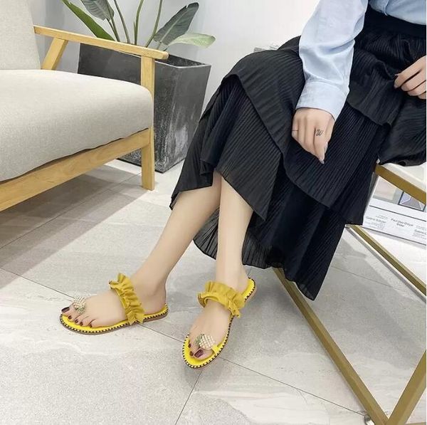 ladies' slippers flip-flops women's summer outdoor wear all-match non-slip beach thick bottom comfort bathroom shoes pineapple pea, Black
ladies' slippers flip-flops women's summer outdoor wear all-match non-slip beach thick bottom comfort bathroom shoes pineapple pea, Black